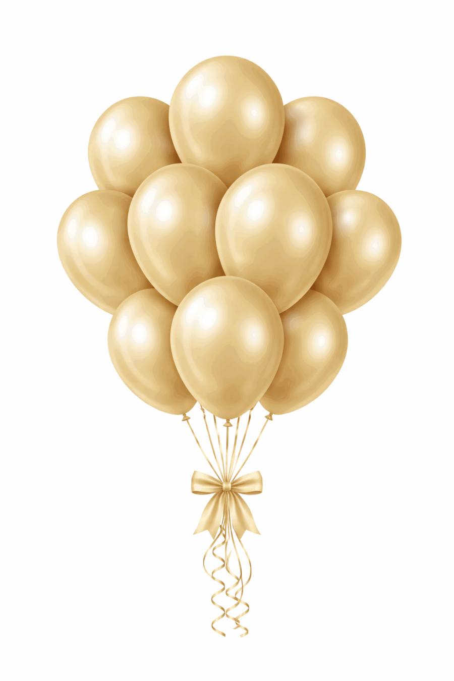 Beysüs Aura Collection Antique Gold Balon (Antik Gold) - 12 İnç - 5 Adet - 1
