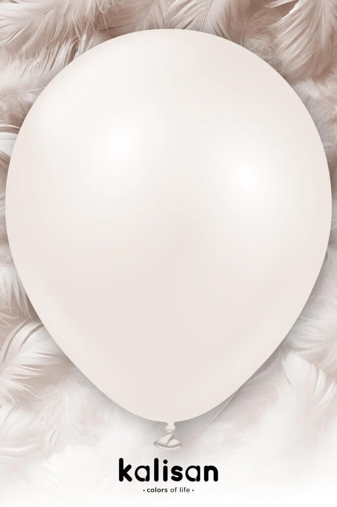 Beysüs Aura Collection Beige Cream Balon (Bej Krem) - 12 İnç - 10 Adet - 5