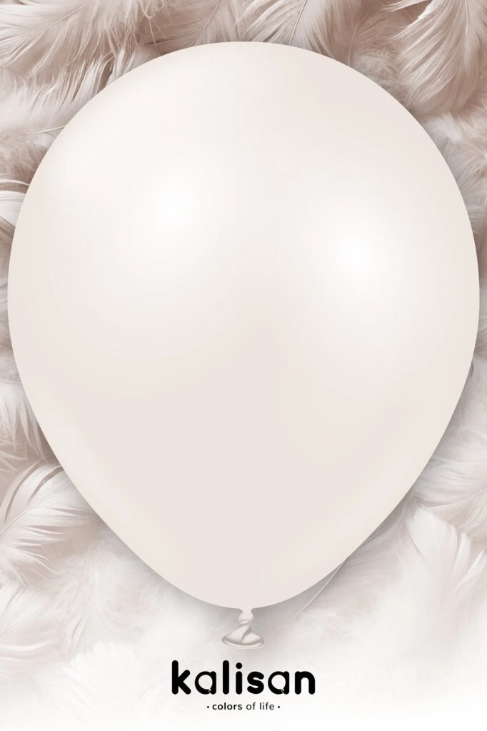 Beysüs Aura Collection Beige Cream Balon (Bej Krem) - 12 İnç - 10 Adet - 5