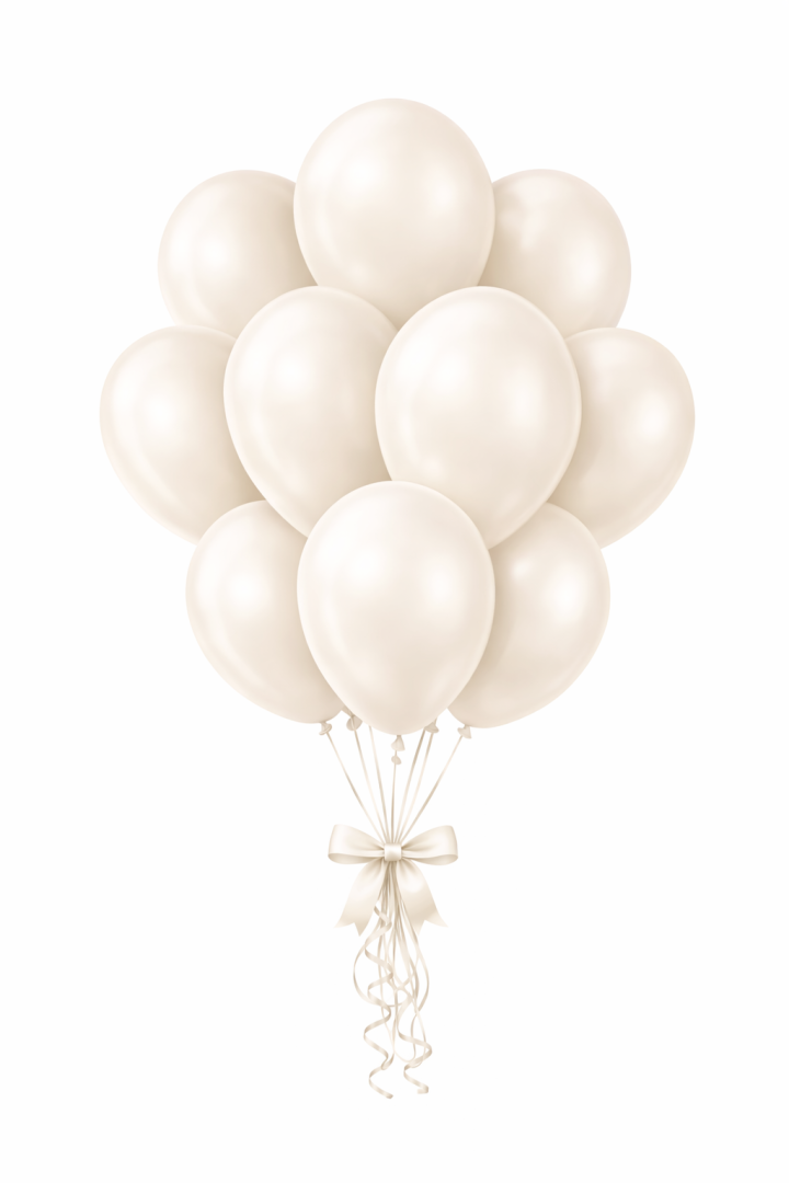Beysüs Aura Collection Beige Cream Balon (Bej Krem) - 12 İnç - 5 Adet - 1
