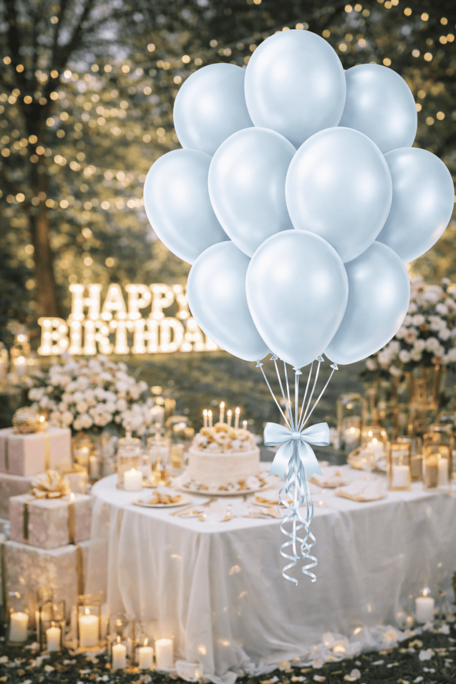 Beysüs Aura Collection Ice Blue Balon (Buz Mavisi) - 12 İnç - 10 Adet - 2