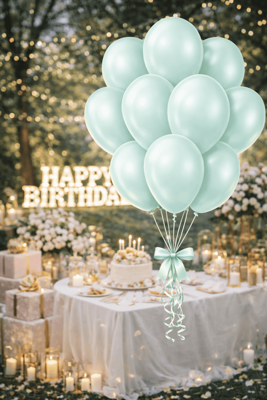Beysüs Aura Collection Ice Mint Balon (Buzlu Nane) - 12 İnç - 10 Adet - 2