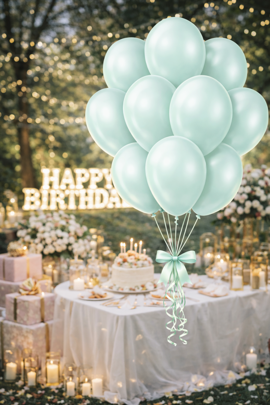 Beysüs Aura Collection Ice Mint Balon (Buzlu Nane) - 12 İnç - 10 Adet - 2