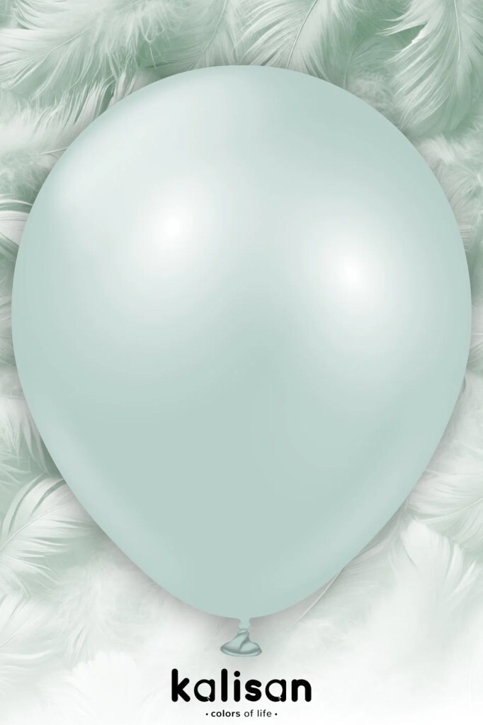 Beysüs Aura Collection Ice Mint Balon (Buzlu Nane) - 12 İnç - 5 Adet - 4