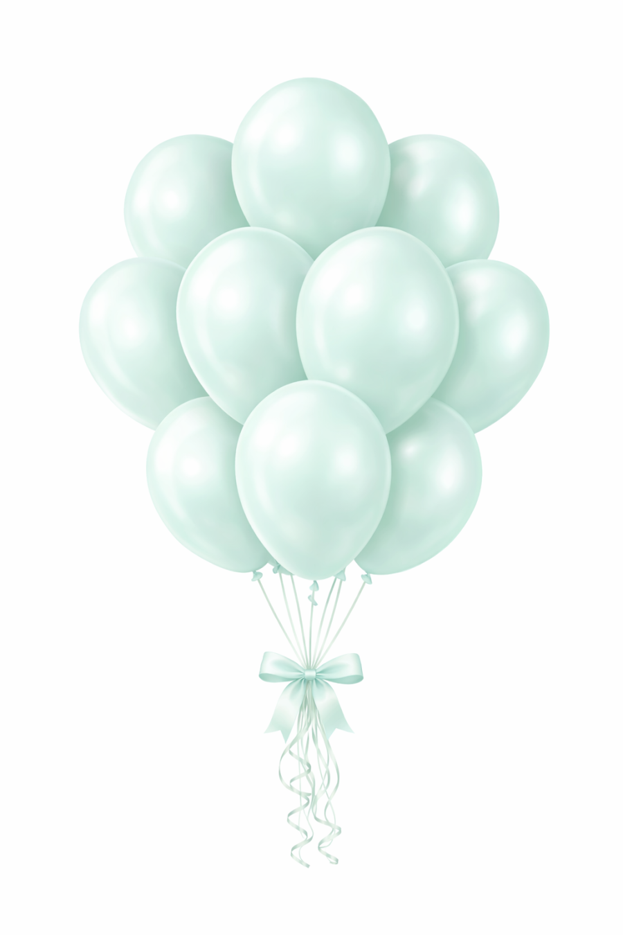 Beysüs Aura Collection Ice Mint Balon (Buzlu Nane) - 12 İnç - 5 Adet - 1