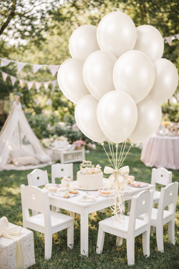 Beysüs Aura Collection Ivory White Balon (Fildişi Beyazı) - 12 İnç - 10 Adet - 2