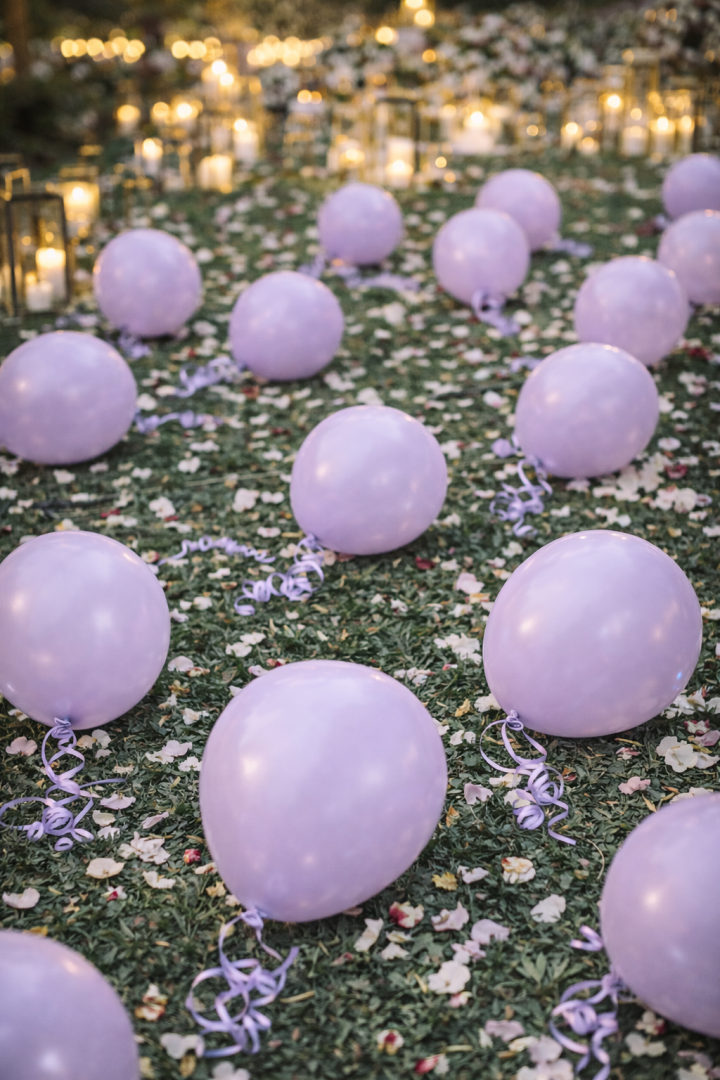 Beysüs Aura Collection Lavender Fog Balon (Lavanta Sisi) - 12 İnç - 5 Adet - 3