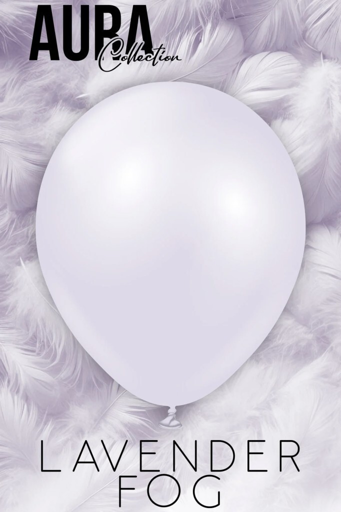 Beysüs Aura Collection Lavender Fog Balon (Lavanta Sisi) - 12 İnç - 5 Adet - 4