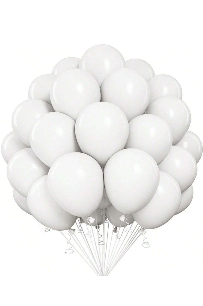 Beysüs Beyaz Mat Balon 20 Adet 12inç - 4
