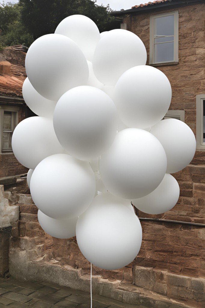 Beysüs Beyaz Mat Balon 20 Adet 12inç - 10