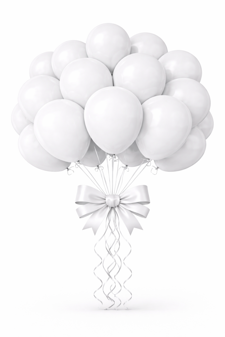 Beysüs Beyaz Mat Balon 20 Adet 12inç - 1