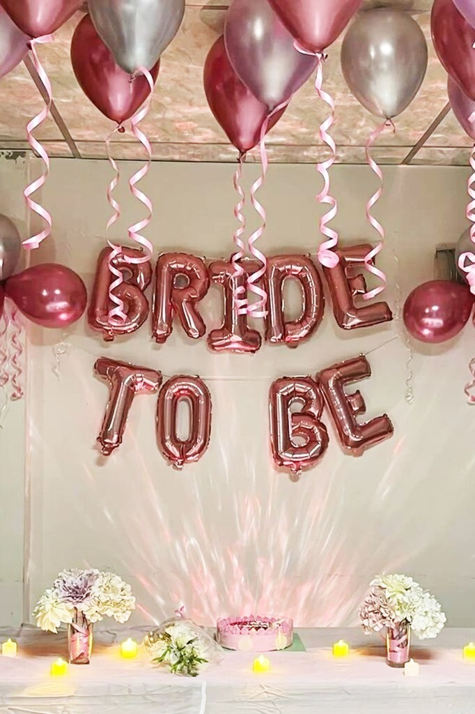 Beysüs Bride To Be Folyo Balon Rose gold Bekarlığa Veda Partisi - 4