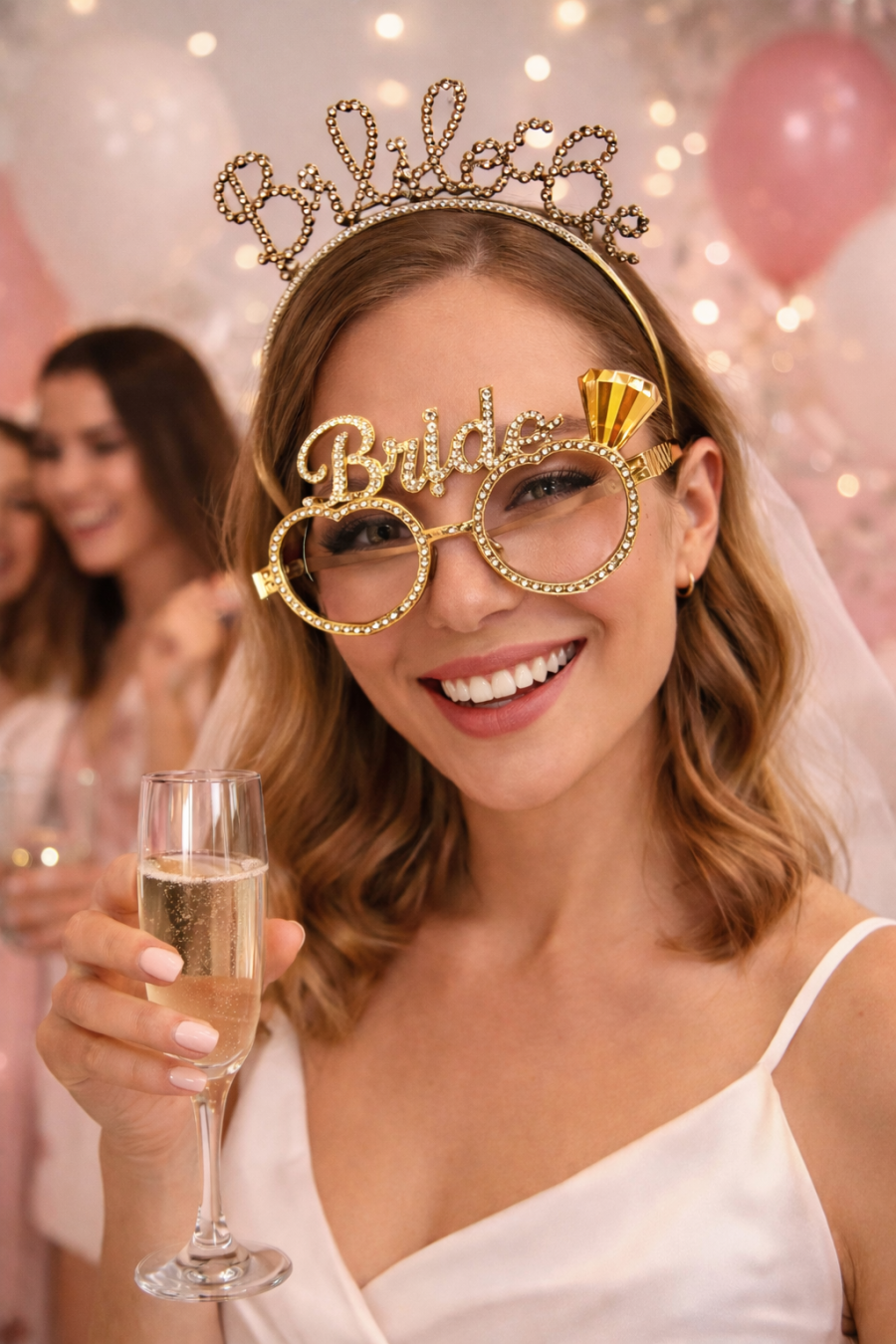 Beysüs Bride To Be Tac Gözlük Set Gold - 2