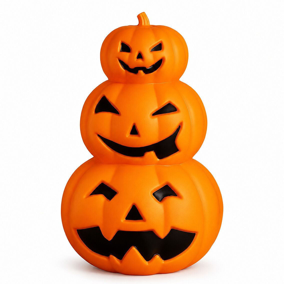 Beysüs Cadılar Bayramı Halloween Balkabağı 3 katmanlı Büyük Işıklı - 1
