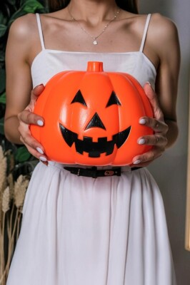 Beysüs Cadılar Bayramı Halloween Balkabağı Dekoratif 20 cm - 2