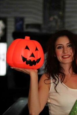 Beysüs Cadılar Bayramı Halloween Balkabağı Dekoratif 20 cm - 3
