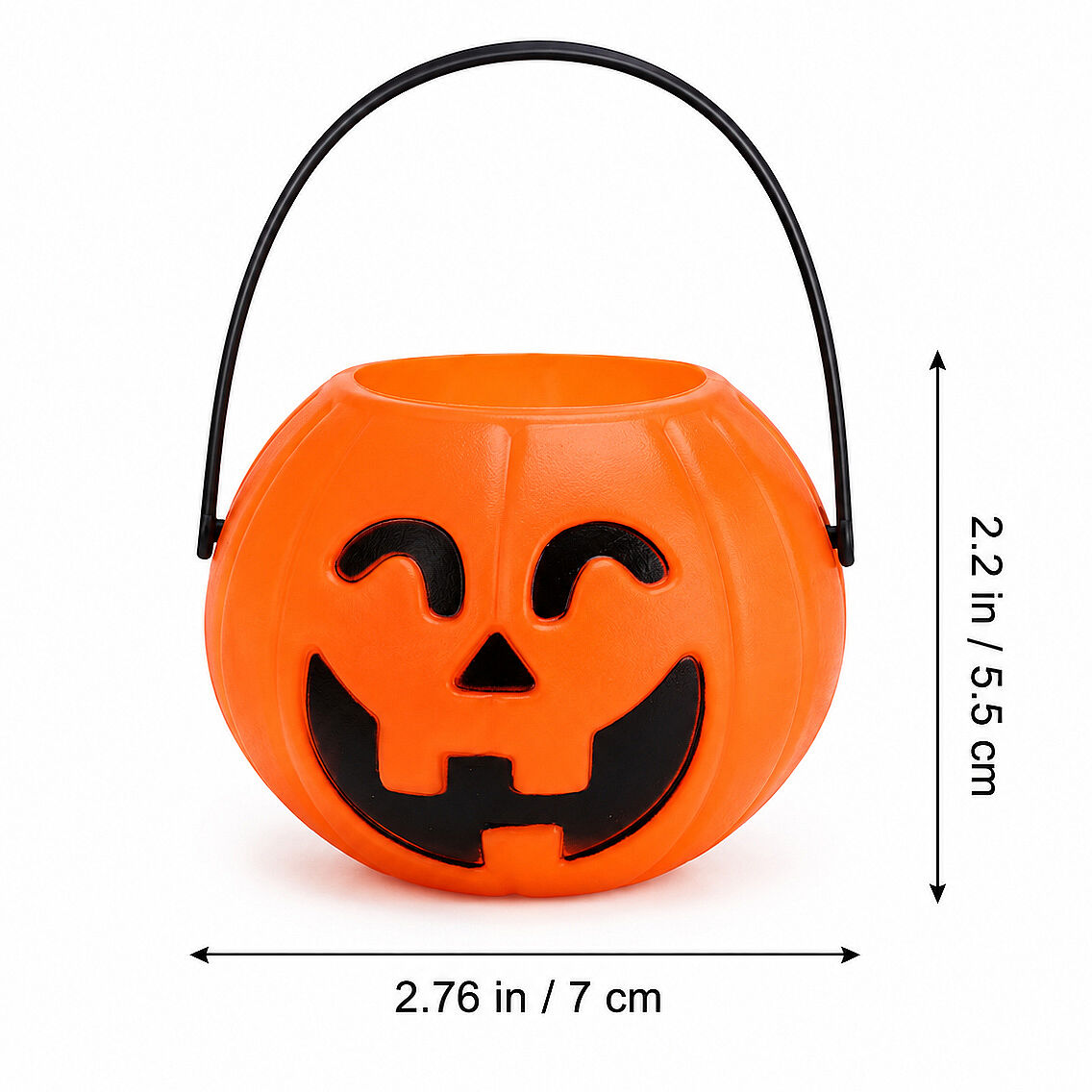 Beysüs Cadılar Bayramı Halloween Balkabağı Mini Şeker Kovası 6 Lı - 3