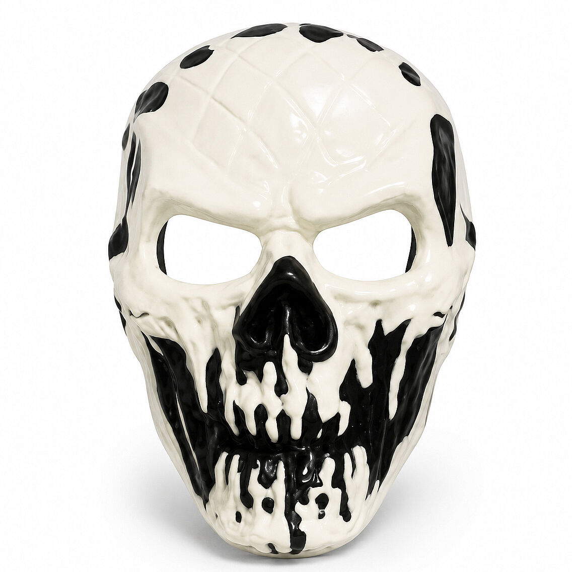 Beysüs Cadılar Bayramı Halloween Dark Fang Maske Siyah Beyaz - 2