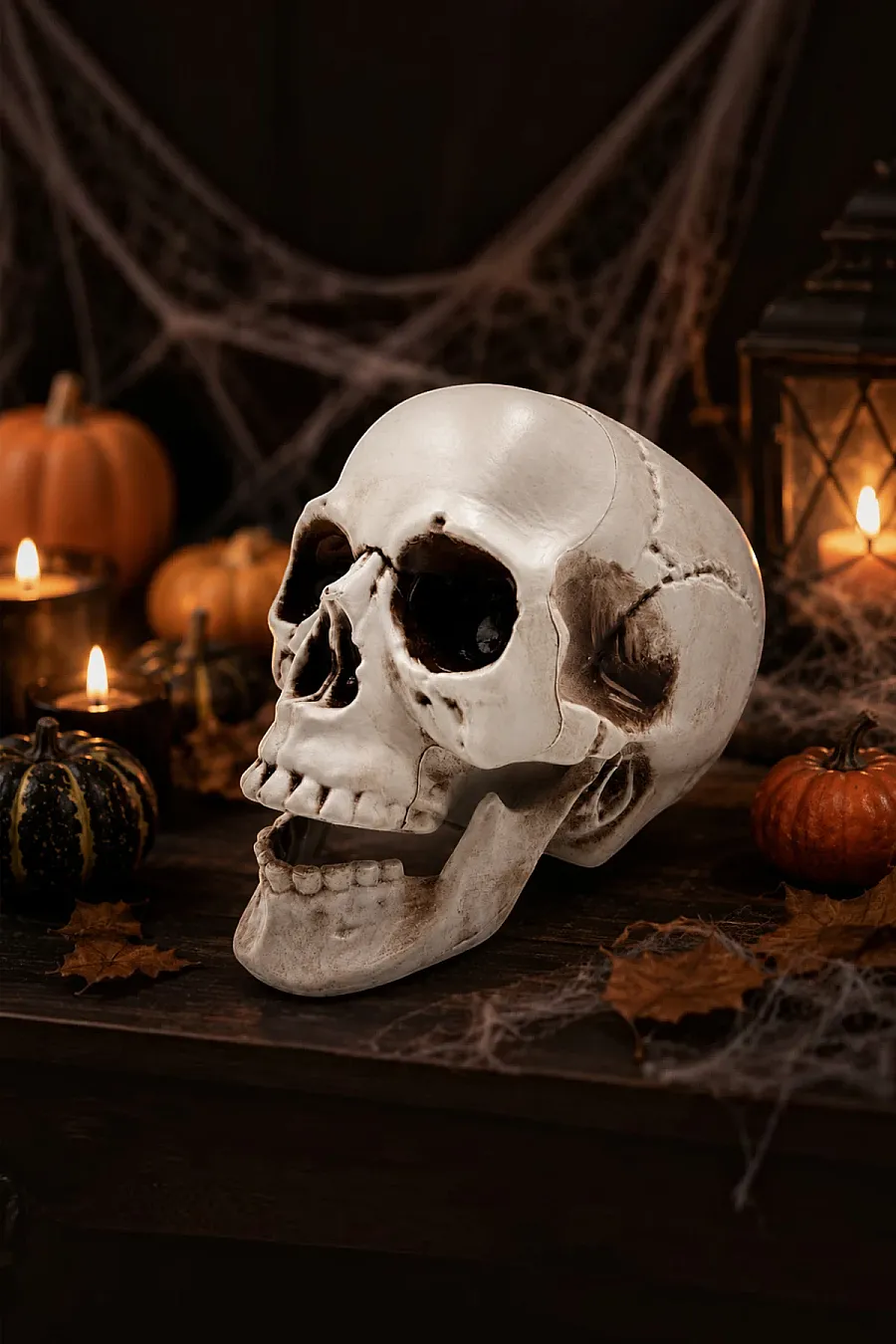 Cadılar Bayramı Halloween Dekoratif Kurukafa - 4