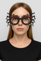 Beysüs Cadılar Bayramı Halloween Gözlük Örümcek Desenli - 2