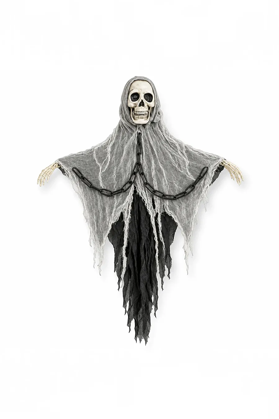 Cadılar Bayramı Halloween Işıklı Sesli İskelet Tavan Süsü - 5