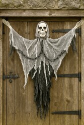 Beysüs Cadılar Bayramı Halloween Işıklı Sesli İskelet Tavan Süsü - 1