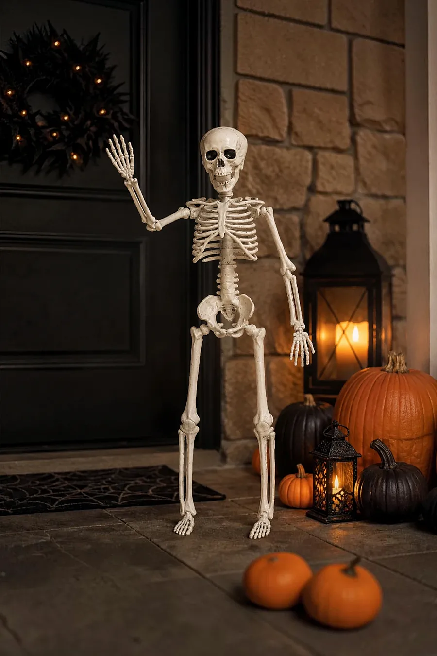 Cadılar Bayramı Halloween İskelet Şekil Alabilen 40 cm - 1