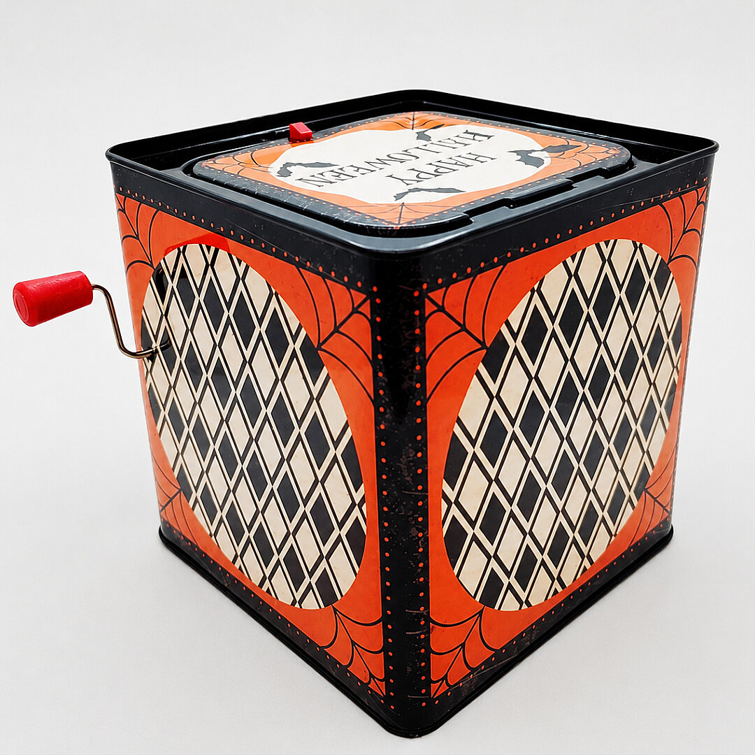 Beysüs Cadılar Bayramı Halloween Jack-in-the-Box Sihirli Kedi Kurmalı Kutu - 3