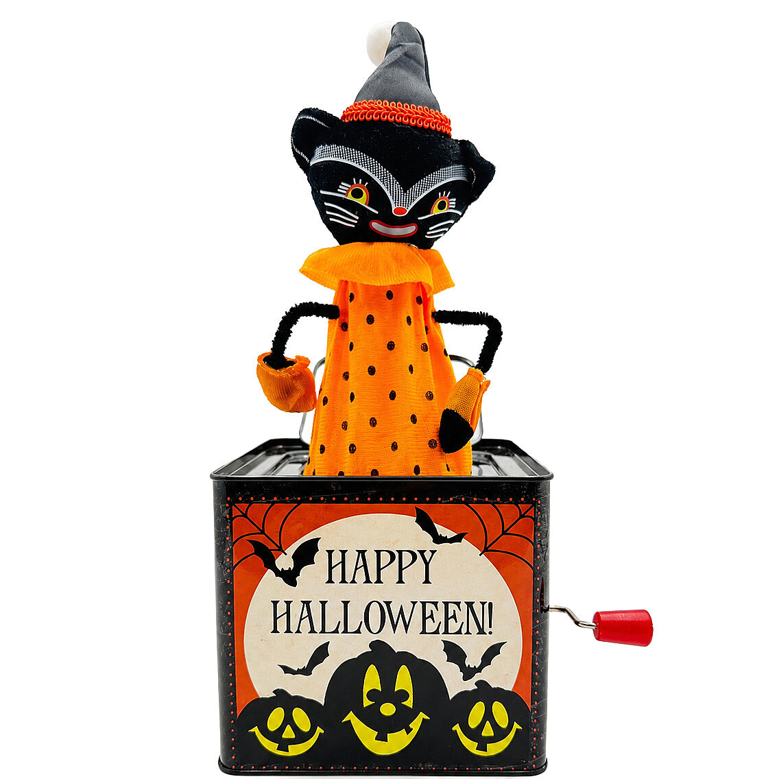 Beysüs Cadılar Bayramı Halloween Jack-in-the-Box Sihirli Kedi Kurmalı Kutu - 1