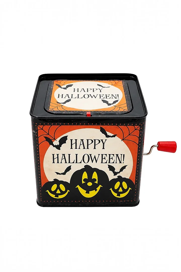 Cadılar Bayramı Halloween Jack-in-the-Box Sihirli Kedi Kurmalı Kutu - 2