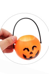 Beysüs Cadılar Bayramı Halloween Mini Balkabağı Kova 6'lı Set - 7