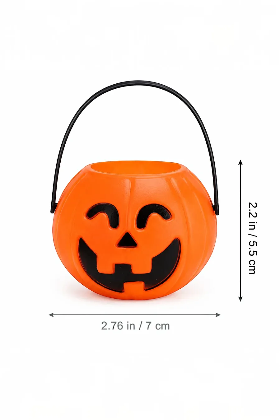 Cadılar Bayramı Halloween Mini Balkabağı Kova 6'lı Set - 12