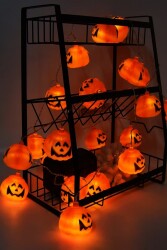 Beysüs Cadılar Bayramı Halloween Pilli Balkabağı Led 12 li - 1