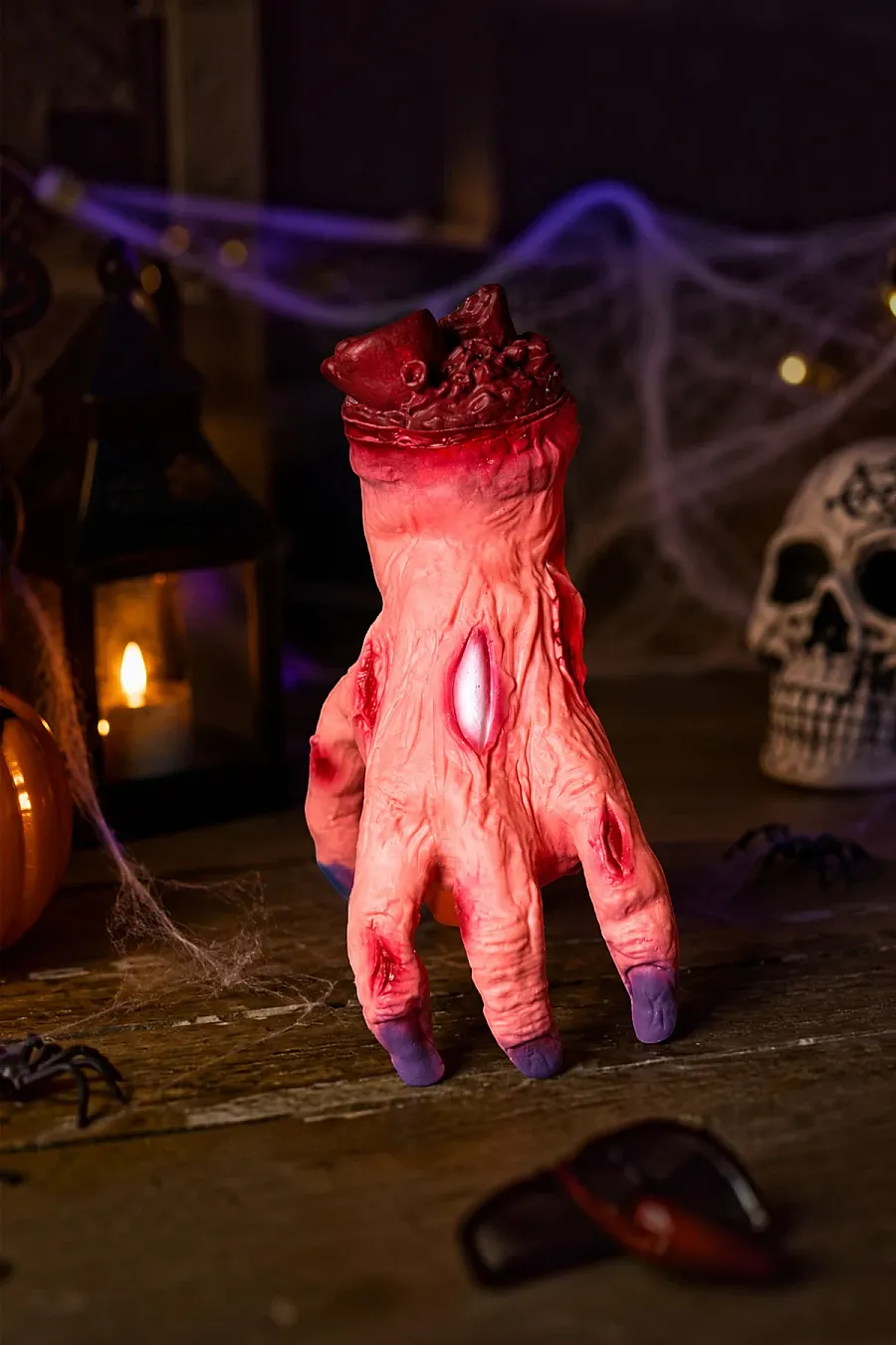 Cadılar Bayramı Halloween Sensörlü Hareketli Kesik El - 1