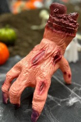 Beysüs Cadılar Bayramı Halloween Sensörlü Hareketli Kesik El - 6