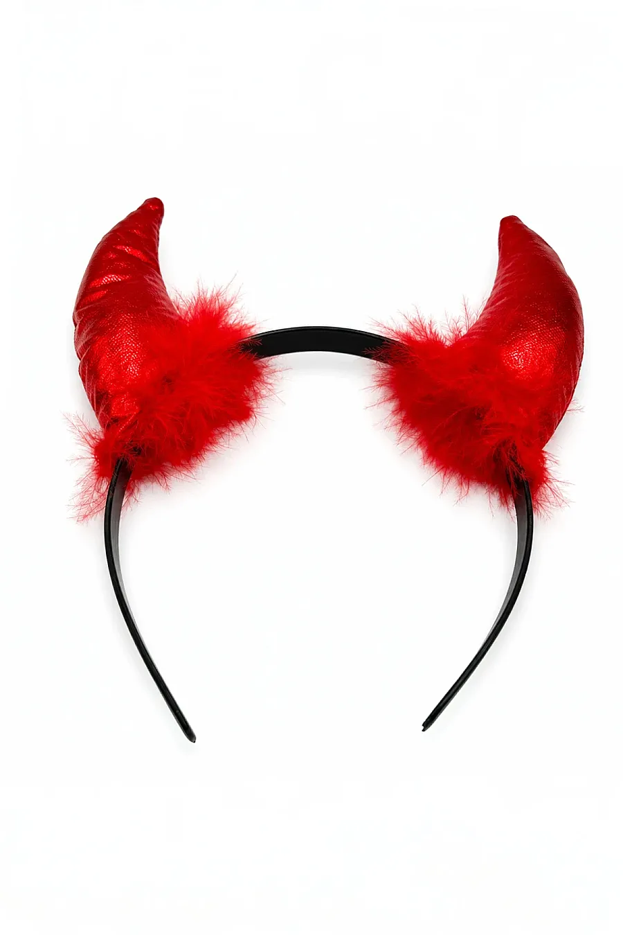 Cadılar Bayramı Halloween Tac Boynuz Kırmızı - 4