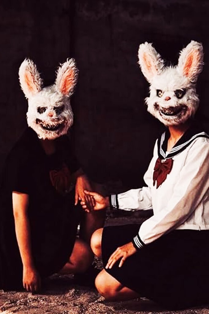 Beysüs Cadılar Bayramı Halloween Tüylü Tavşan Maskesi - 4