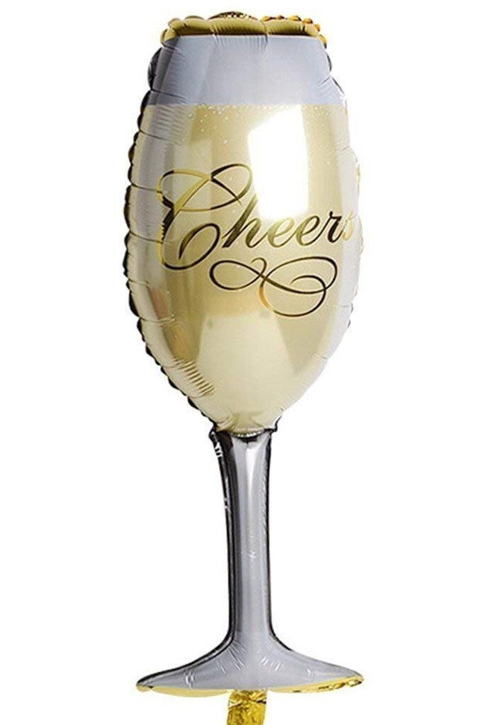 Beysüs Dev Boy Şampanya Kadeh Folyo Balon Seti - 4