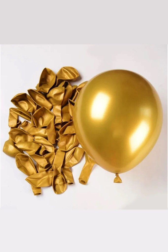 Beysüs Gold Krom Balon 7 Adet 12inç - 6