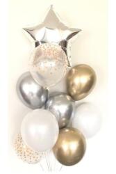 Beysüs Gümüş Yıldız Balon Seti - 1