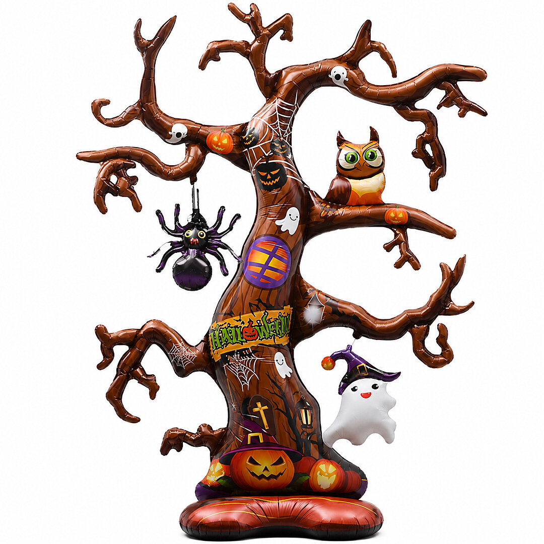 Beysüs Halloween Cadılar Bayramı Ayaklı Folyo Balon Ağaç - 1