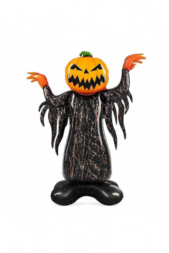 Halloween Cadılar Bayramı Ayaklı Folyo Balon Bal Kabağı - 3