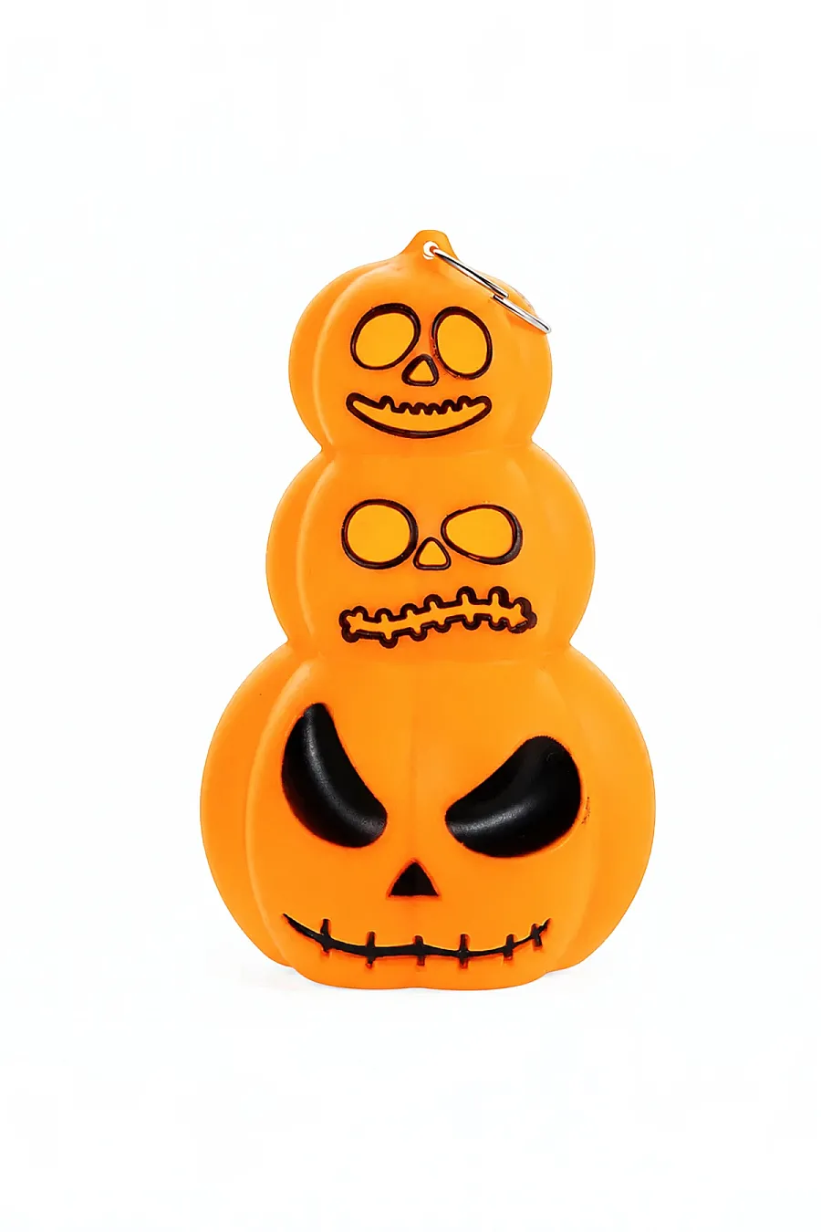 Halloween Cadılar Bayramı Işıklı 3 Katlı Balkabağı Dekoru - 2