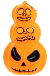 Beysüs Halloween Cadılar Bayramı Işıklı 3 Katlı Balkabağı Dekoru - 1