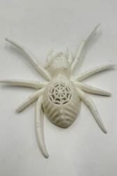 Halloween Cadılar Bayramı Işıklı Örümcek Beyaz 17 cm - 3