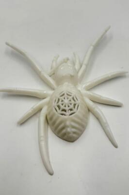 Halloween Cadılar Bayramı Işıklı Örümcek Beyaz 17 cm - 3