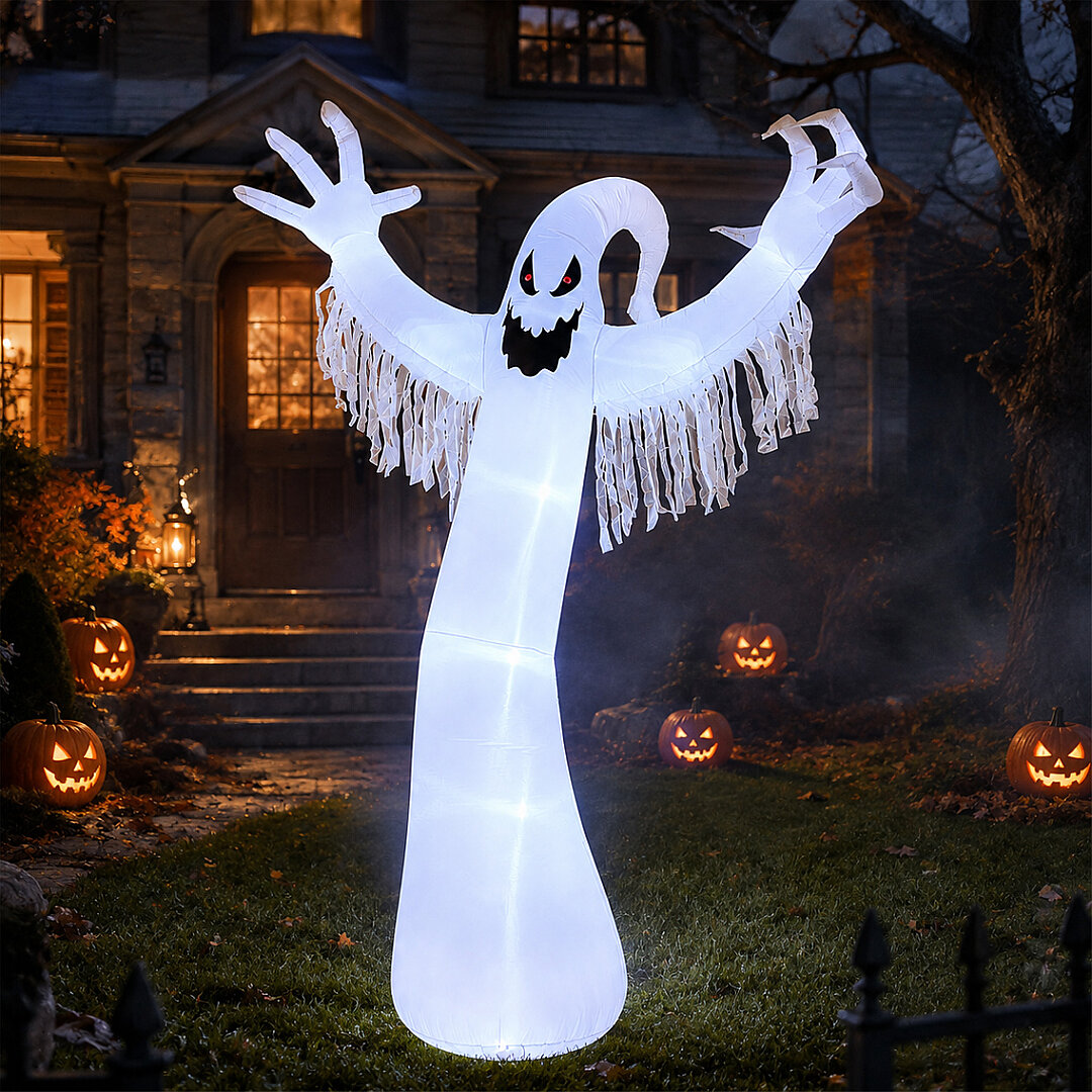 Beysüs Halloween Cadılar Bayramı Işıklı Şişme Hayalet - 1