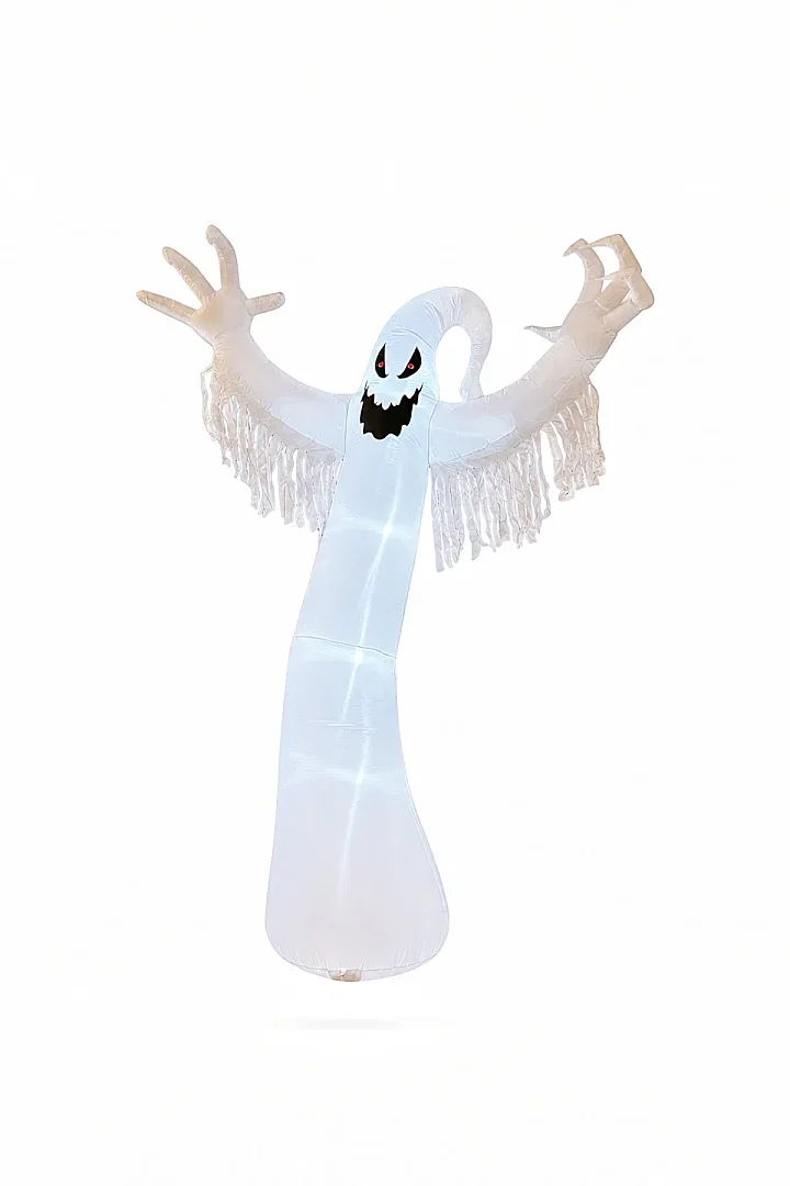 Halloween Cadılar Bayramı Işıklı Şişme Hayalet - 4