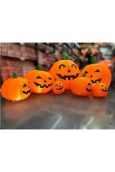 Beysüs Halloween Cadılar Bayramı Işıklı Şişme Kabak Ailesi - 1