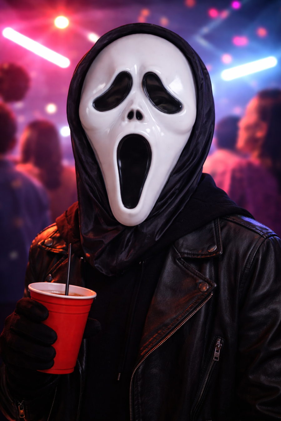 Beysüs Halloween Cadılar Bayramı Maske Çığlık Beyaz - 2